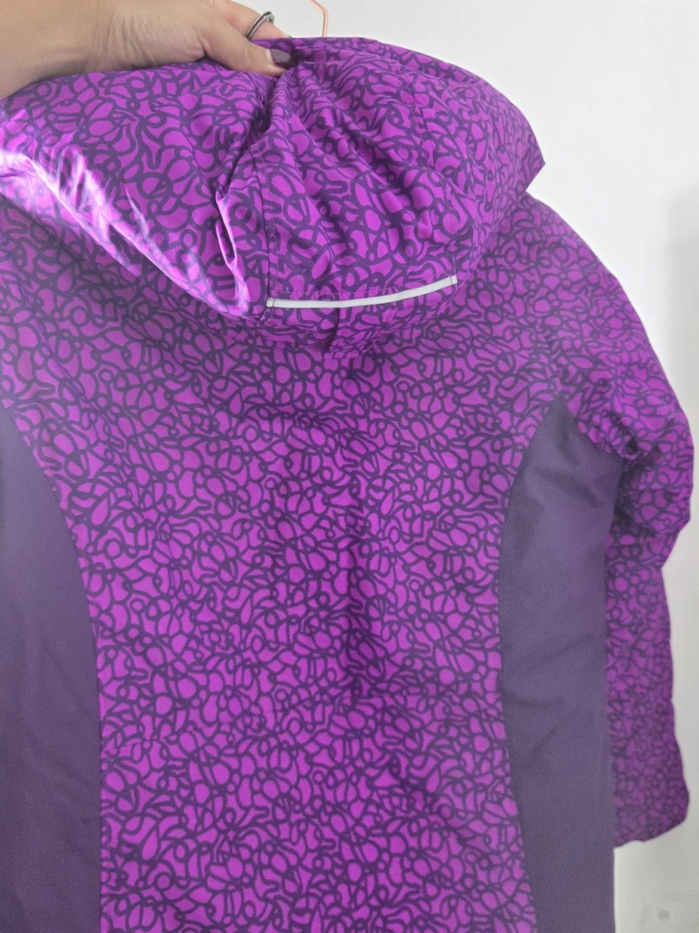 Columbia Girls' Purple Hooded Winter Jacket